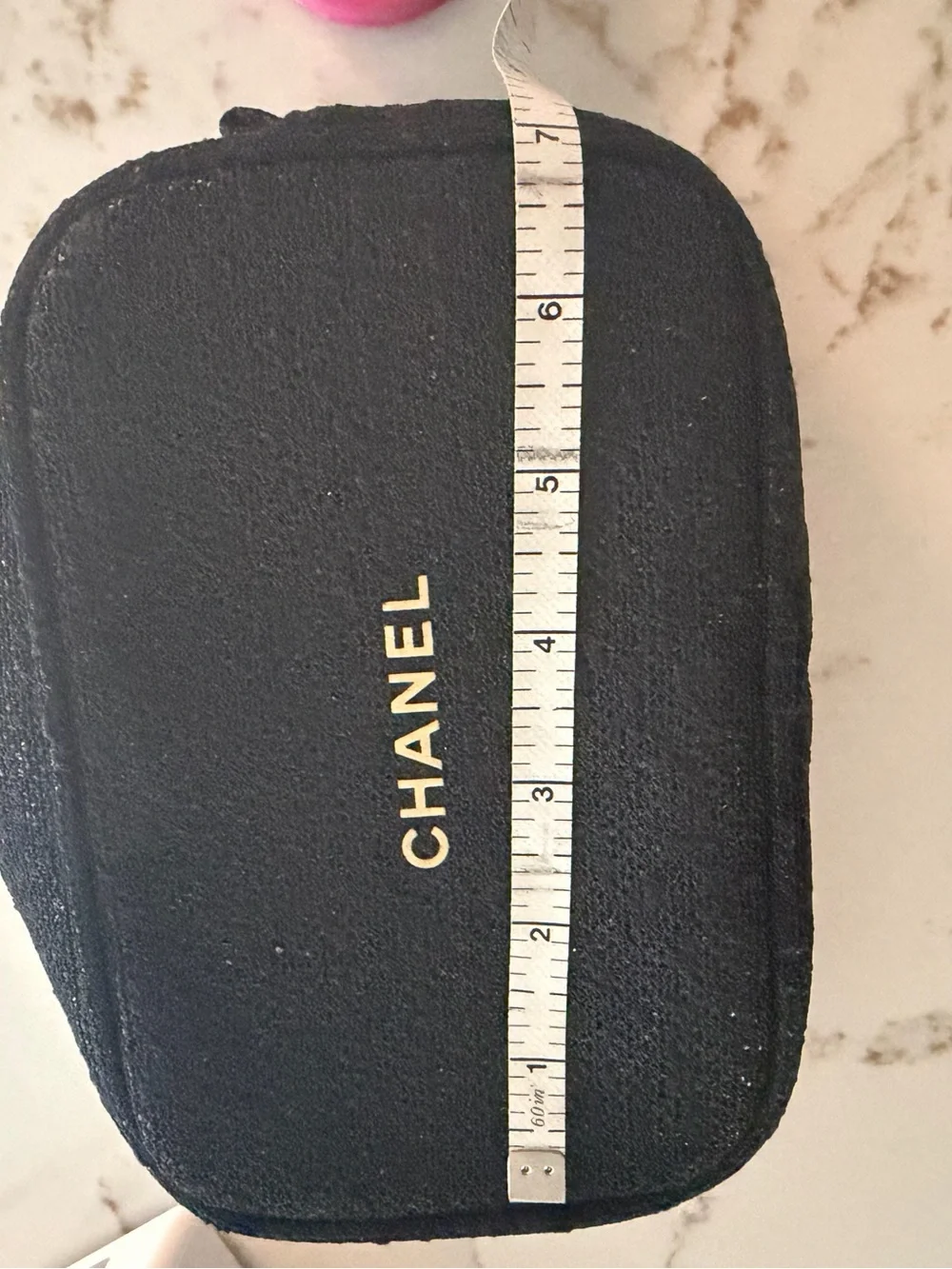 CHANEL black tweed